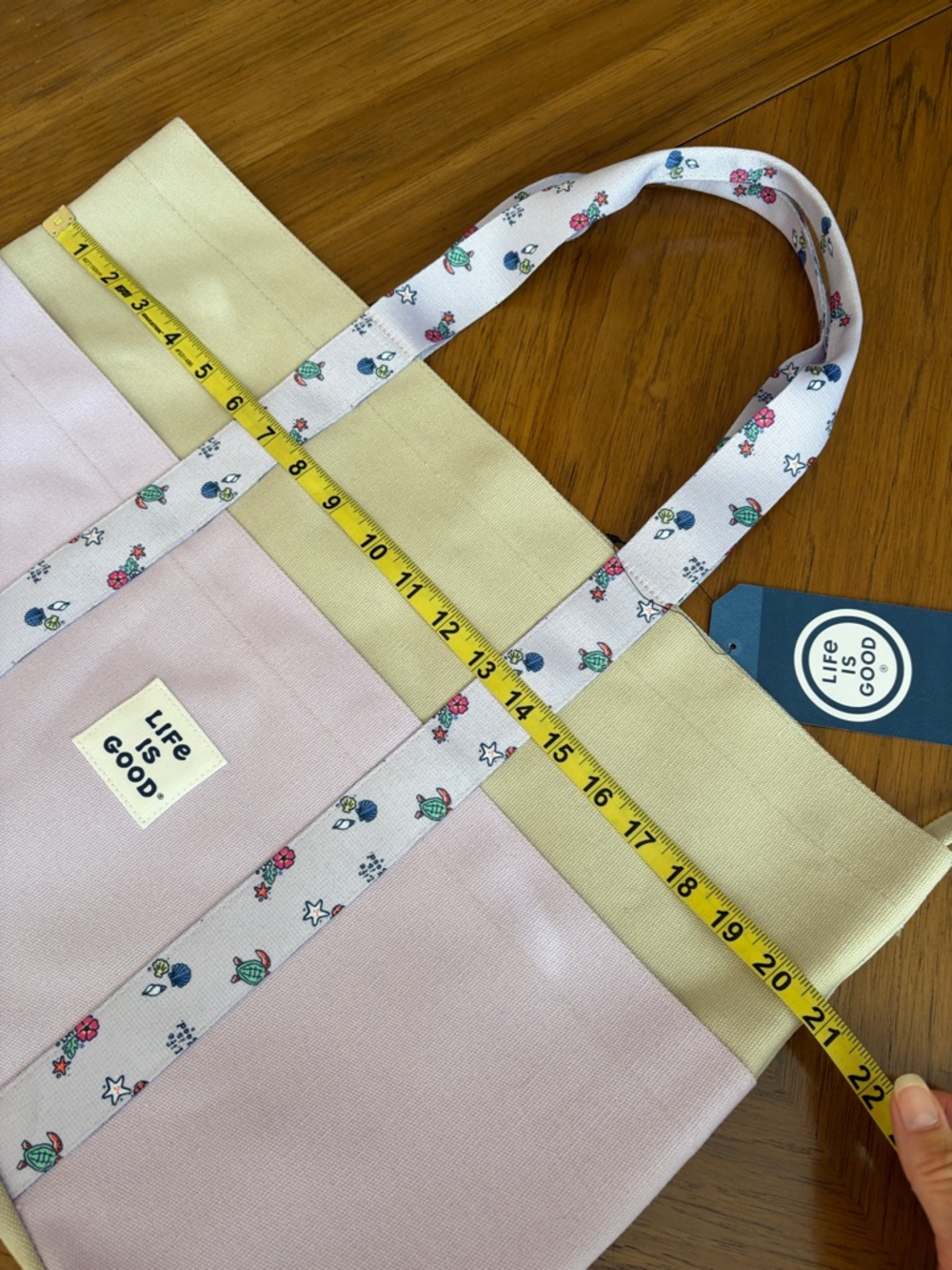 Life Is Good Canvas Tote - Picture 3 of 10